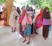 イスラム教の孤児院生徒たち